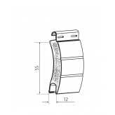 Tapparella in Acciaio Coibentato 12x55