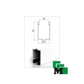 Guide in alluminio per tapparelle