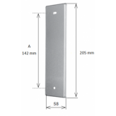 Placca cieca per avvolgitore taparelle